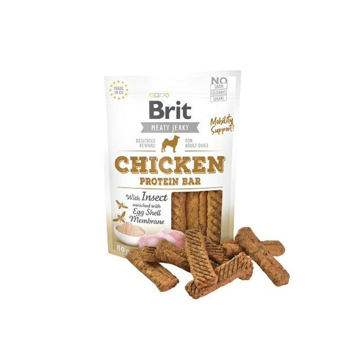 Gustare pentru câini Brit Jerky Snack Pui 80 g