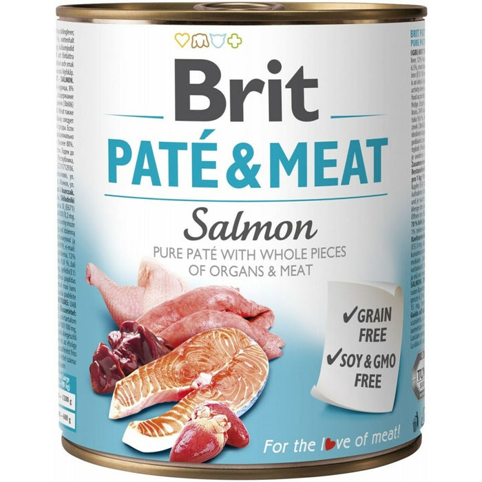 Hrană umedă Brit                                 Pui Somon 800 g