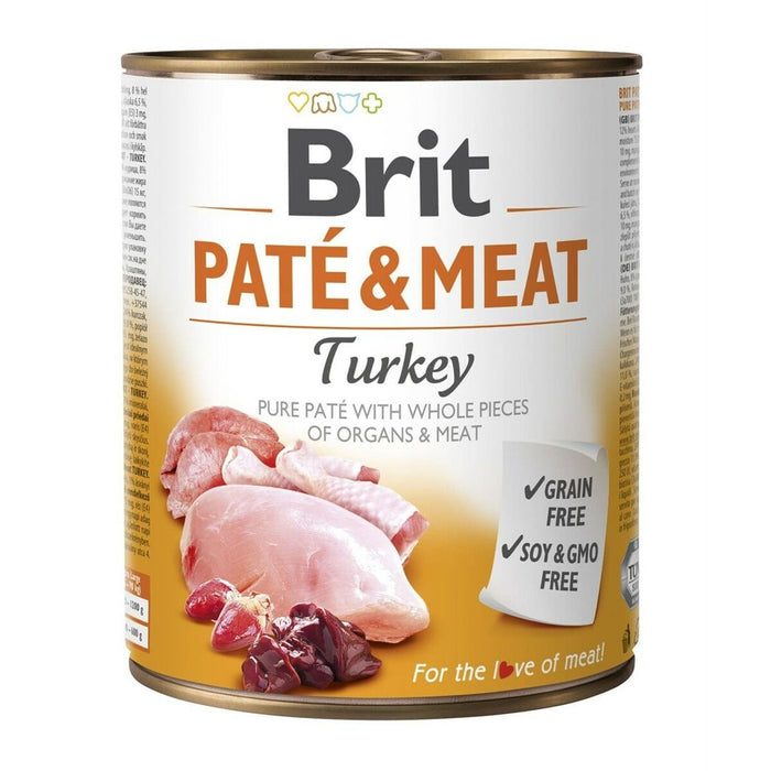 Hrană umedă Brit                                 Pui Curcan 800 g