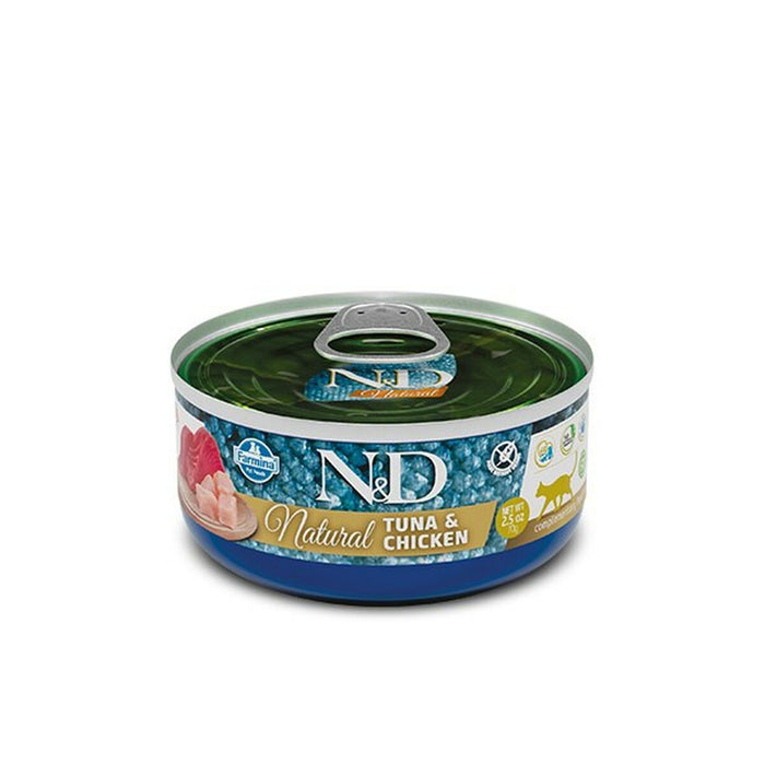 Mâncare pentru pisici Farmina N&D Natural Pui Ton 140 g