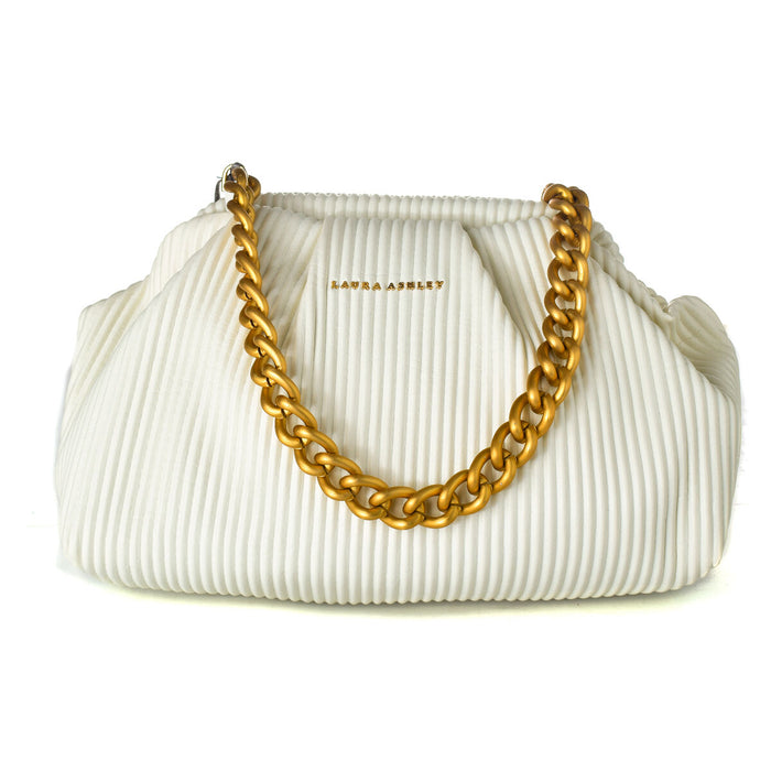 Geantă Damă Laura Ashley DICKENS-STICK-WHITE Alb 30 x 20 x 9 cm