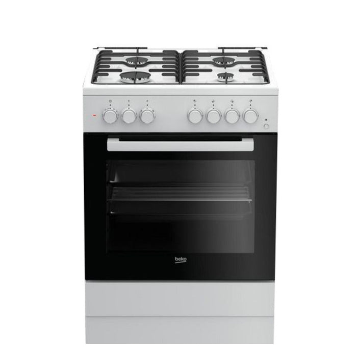 Plită cu Gaz BEKO FSE62110DW  NAT 60 cm 66 L