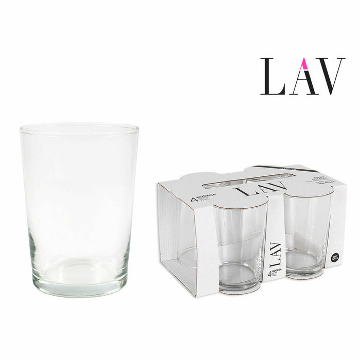 Set de pahare LAV Best offer 4 Piese (4 Unități) (12 Unități) (520 ml)