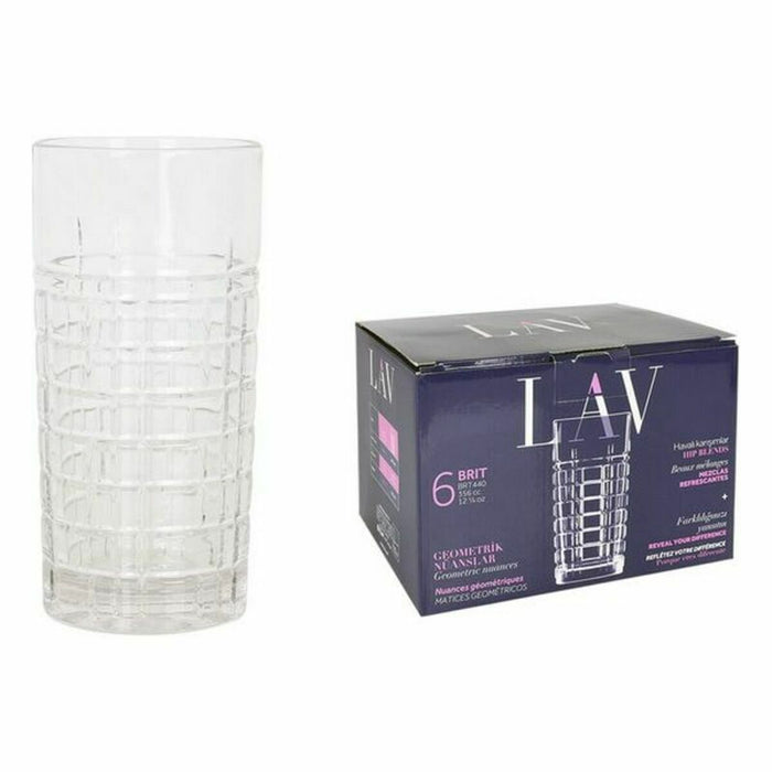 Set de pahare LAV Brit 6 Piese (4 Unități) (356 ml)