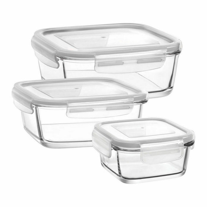 Set de 3 Cutii pentru Prânz LAV Geam (8 Unități) (3 pcs)