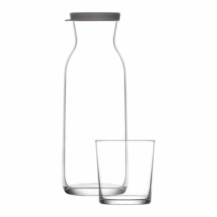 Set LAV Carafă Ochelari Geam 7 Piese (6 Unități) (7 pcs)