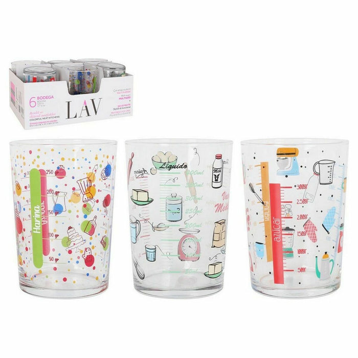 Recipient de măsurare LAV Geam 515 ml (24 Unități)