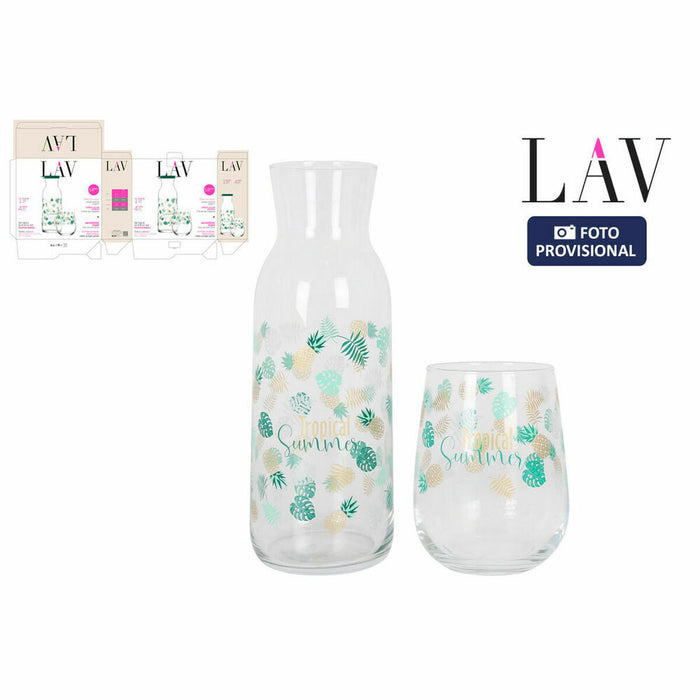 Carafă LAV Tropical Summer Ochelari 475 ml (6 Unități)