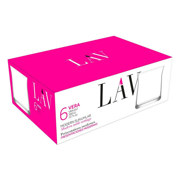 Set de pahare LAV Vera 360 ml 6 Piese (8 Unități)