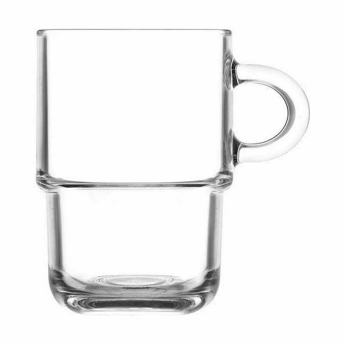 Set de Cești LAV Stivuibil 360 ml 6 Piese (4 Unități)