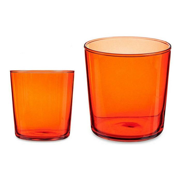 Pahar de bere Bistro Roșu Sticlă 380 ml (6 pcs)