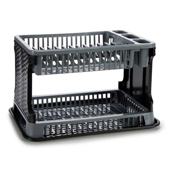 Scurgător de Vase pentru Chiuvetă TP7071BY Negru/Gri Negru Gri Plastic