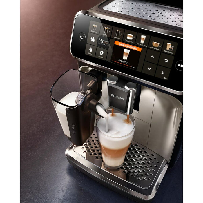 Aparat de cafea superautomat Philips EP5447/90 Negru Crom 1500 W 15 bar 1,8 L