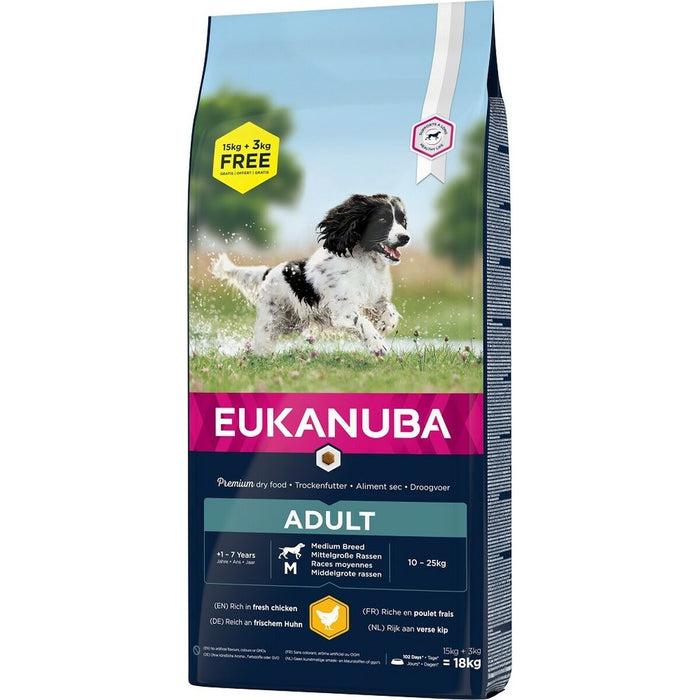 Nutreț Eukanuba Adult Pui 18 kg