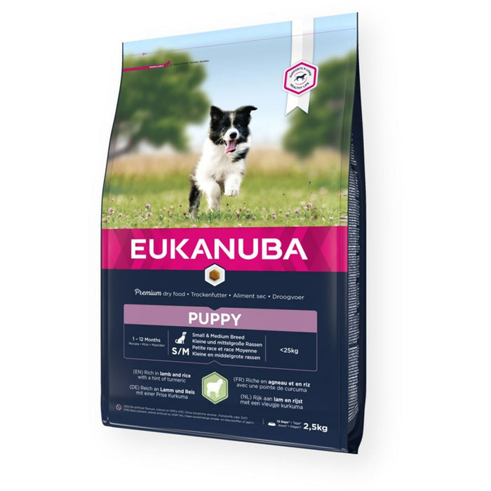 Nutreț Eukanuba Pupopy Small & Medium Copil/Junior Carne de oaie 2,5 kg