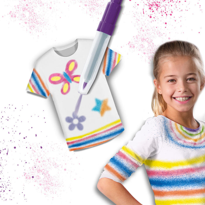 Set de Lucru Manual SES Creative Blow Airbrush Textile