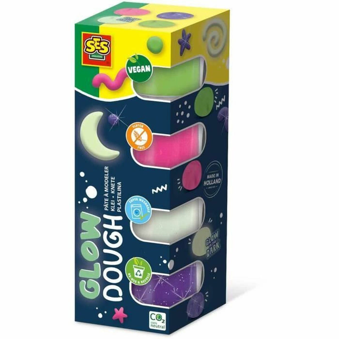 Joc de Plastilină SES Creative (4 Unități)