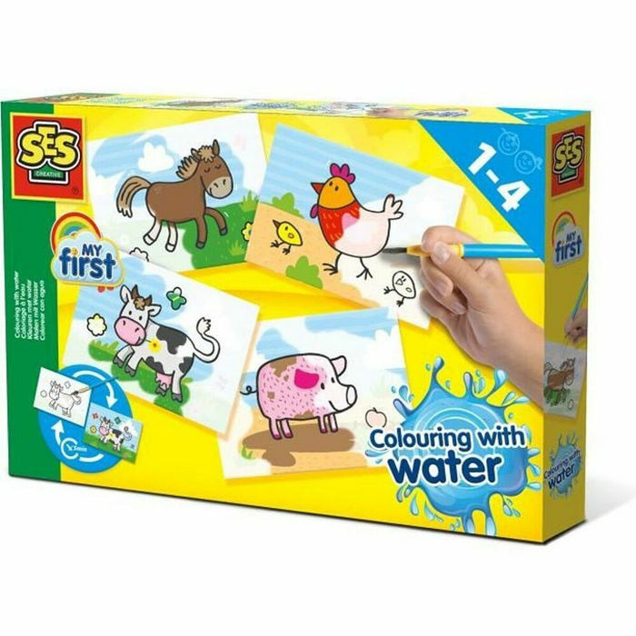 Desene pentru colorat SES Creative Colouring with Water