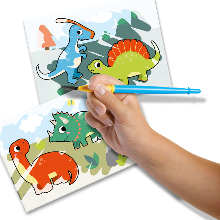 Desene pentru colorat SES Creative Colouring with Water Dinozauri