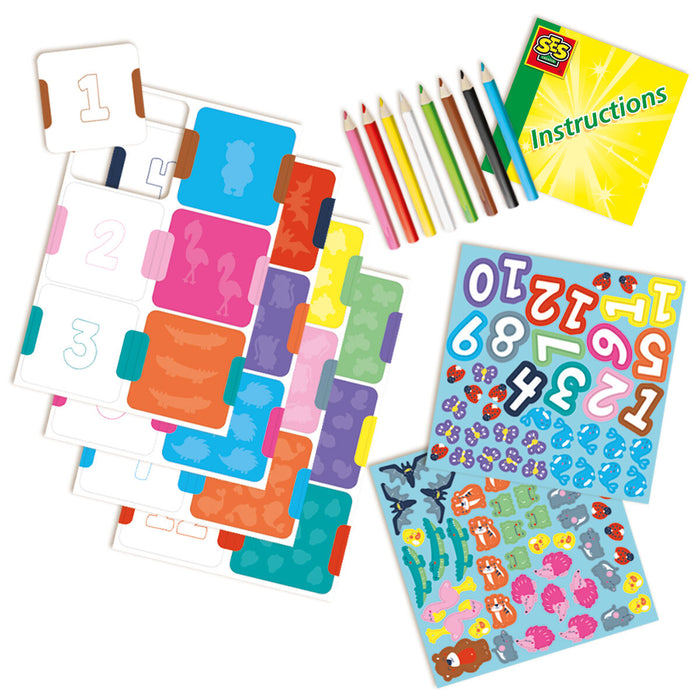 Joc Educație pentru Copii SES Creative I learn the figures