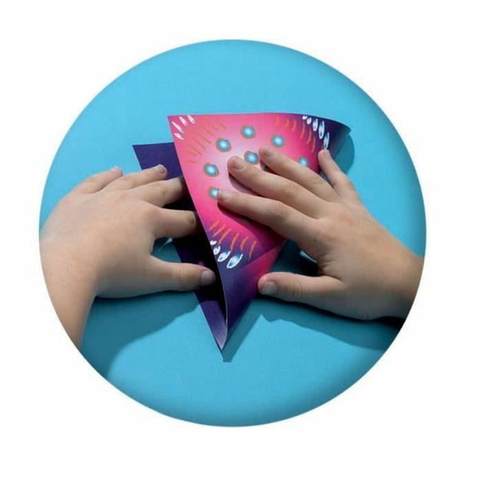 Set de Lucru Manual cu Hârtie SES Creative animale Hârtie