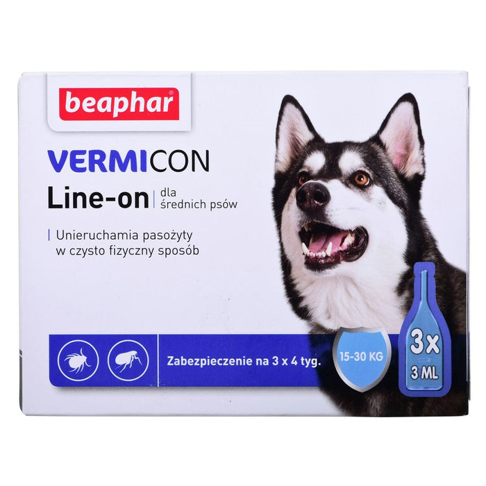 Supliment Alimentar Beaphar VERMIcon Line-on Dog M Anti-paraziți