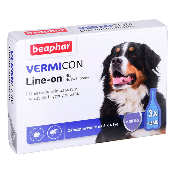 Supliment Alimentar Beaphar VERMIcon Line-on Dog L Anti-paraziți