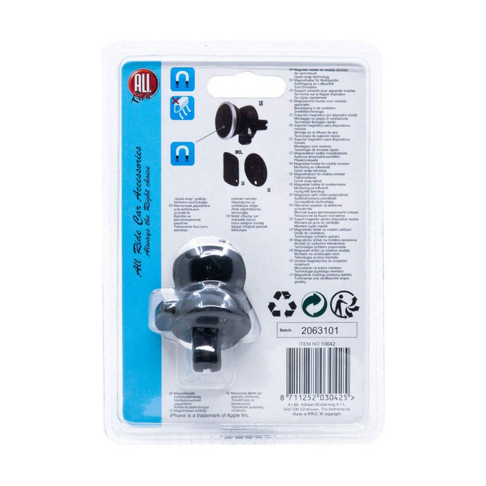 Suport pentru Mașină All Ride Universal Magnetic Ø 3,5 x 5 cm