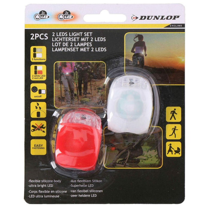Set de Lumini pentru Bicicletă Dunlop 2 Piese