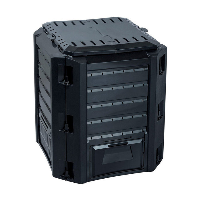 Container de îngrășământ Kinzo Grouw 71,9 x 71,9 x 82,6 cm Negru 380 L