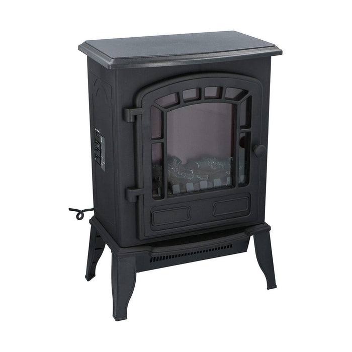 Șemineu electric decorativ de perete Classic Fire Torino Negru 2000 W