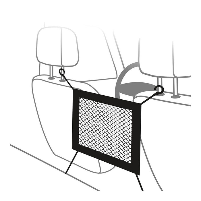 Rețea de depozitare pentru mașină Black & Decker Negru 30 x 28 cm