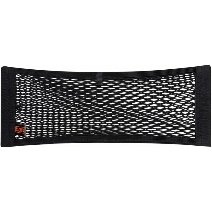 Rețea de depozitare pentru mașină Black & Decker Negru 40/50/60/80 x 25 cm 4 Piese