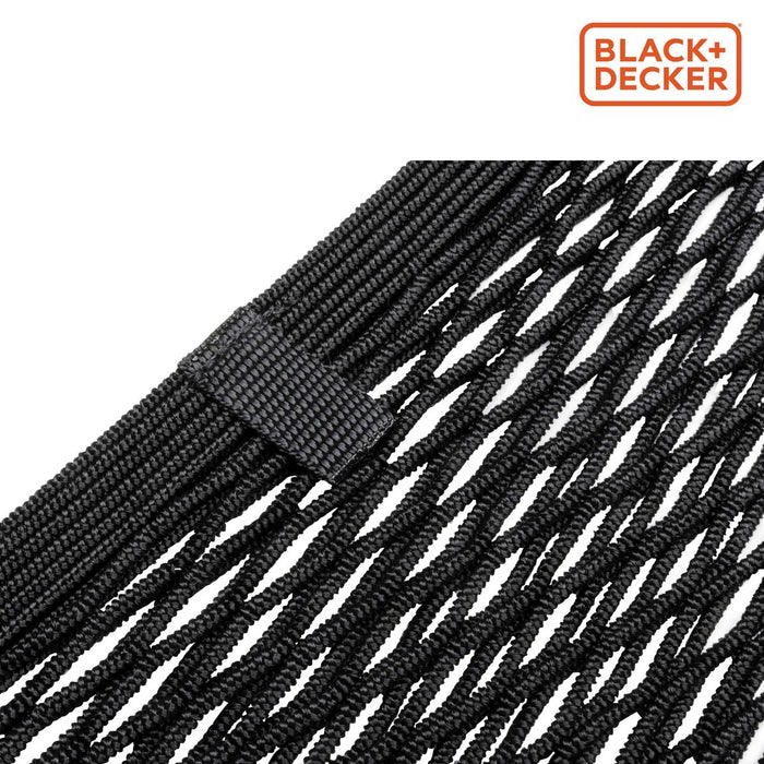 Rețea de depozitare pentru mașină Black & Decker Negru 40/50/60/80 x 25 cm 4 Piese