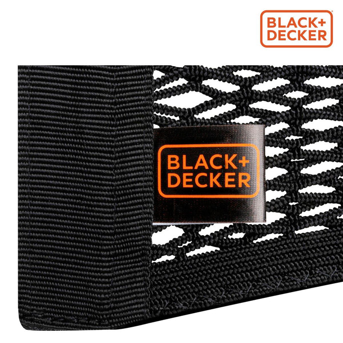 Rețea de depozitare pentru mașină Black & Decker Negru 40/50/60/80 x 25 cm 4 Piese