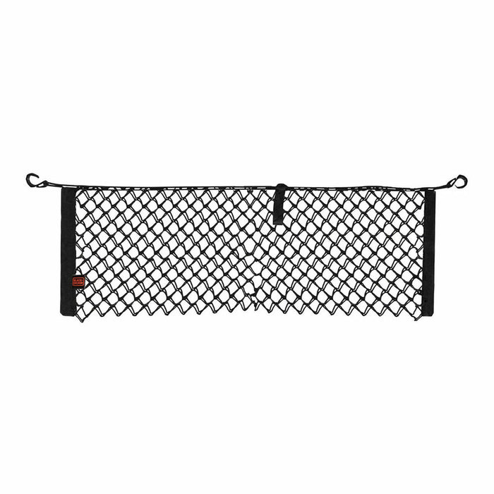 Plasă pentru portbagaj Black & Decker Negru 30-125 x 82 cm