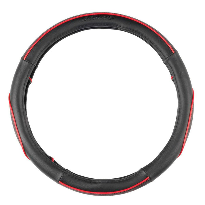 Capacul volanului Dunlop Negru Roșu Ø 38 cm