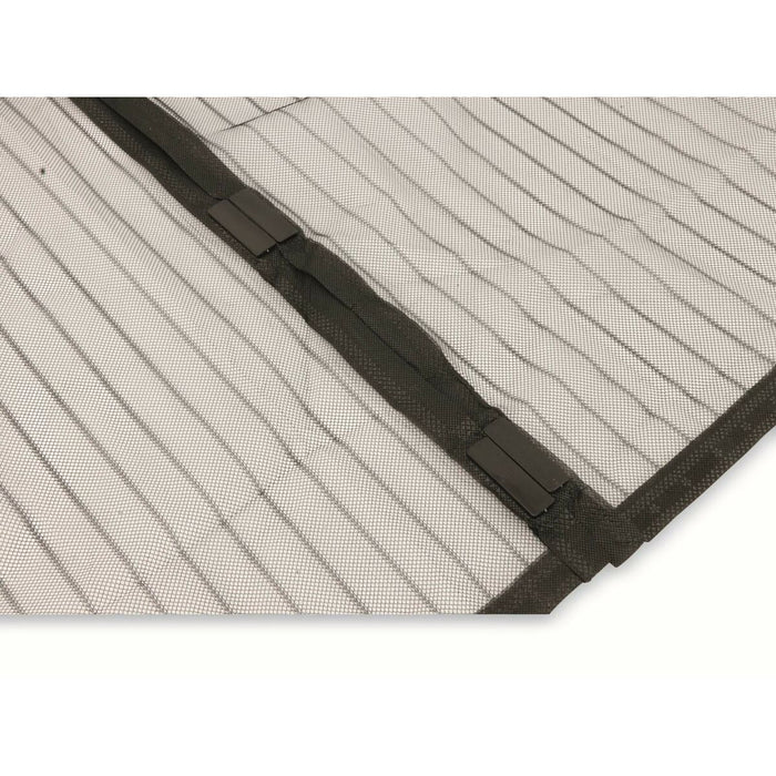 Perdea Împotriva Insectelor Uși Negru Fibră de Sticlă 100 x 220 cm