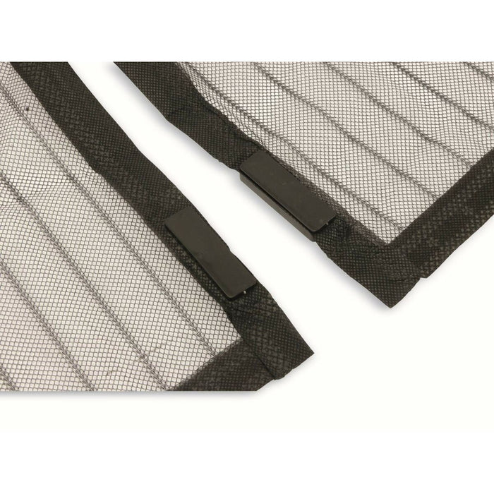 Perdea Împotriva Insectelor Uși Negru Fibră de Sticlă 100 x 220 cm
