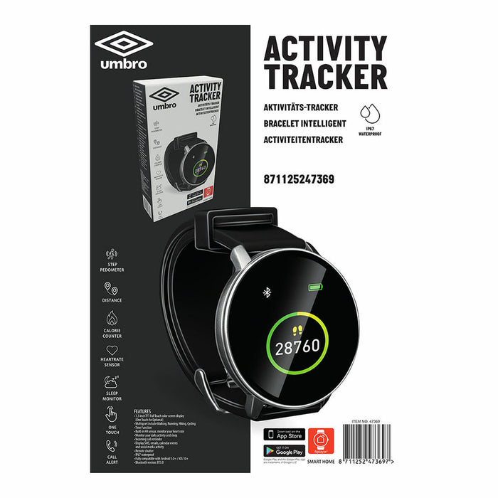 Brățară de Activitate Umbro Negru 1,3" Rotund