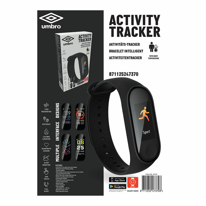 Brățară de Activitate Umbro Negru 0,96"