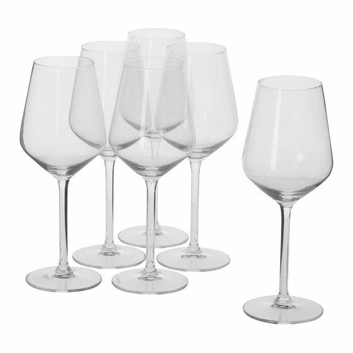 Set of wine glasses Alpina Transparent 370 ml (6 Unități)
