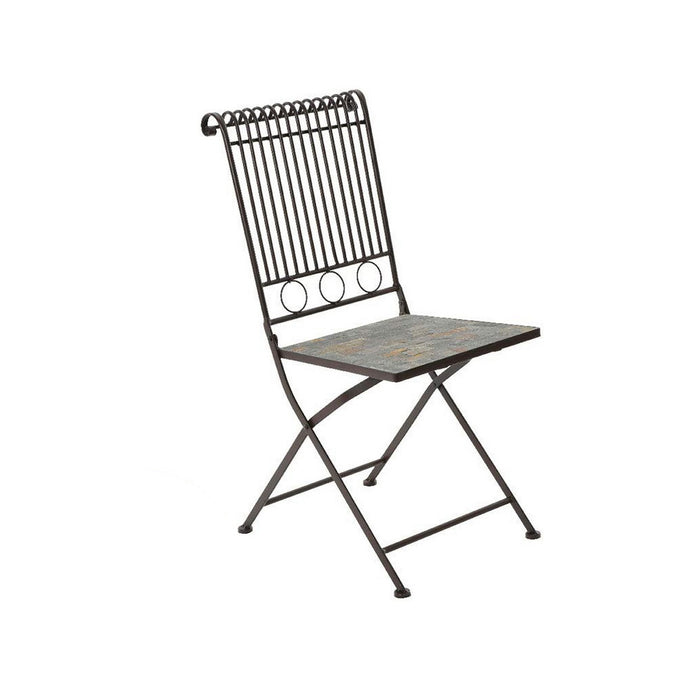 Scaunul Pliabil Kaemingk Stuttgart Alb Maro 39 x 39 x 9 cm