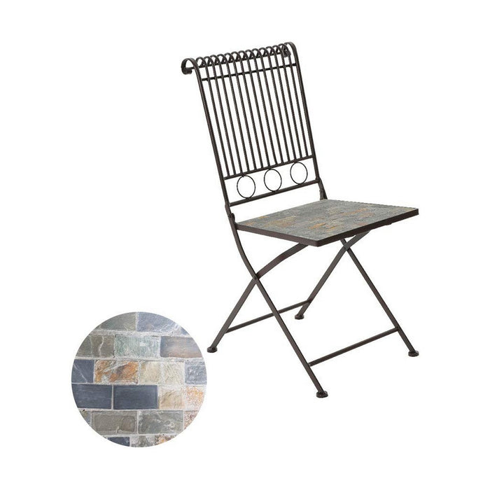 Scaunul Pliabil Kaemingk Stuttgart Alb Maro 39 x 39 x 9 cm