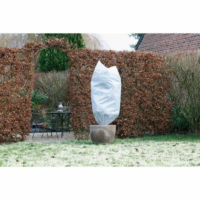Pânză de protecție Nature Ø 50 cm 1 m Alb