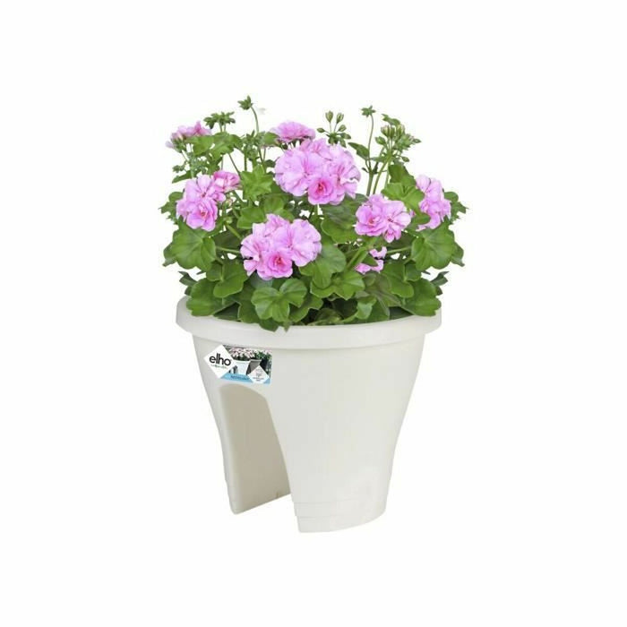 Ghiveci Elho Alb Plastic 29,6 x 29,6 x 24 cm