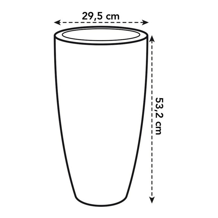 Ghiveci Elho 8885373042500 Antracit Plastic Rotund Rotundă