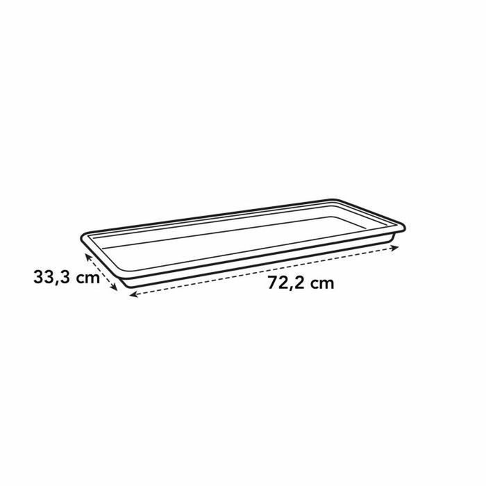 Farfurie pentru ghiveci Elho Green Basic XXL Negru Plastic 72,2 cm