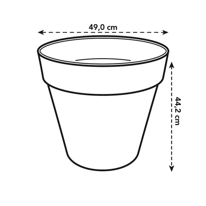 Ghiveci Elho Loft Urban Albastru Rotundă Ø 50 cm