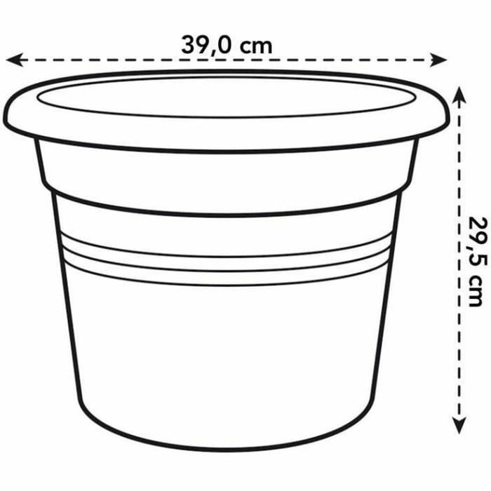 Ghiveci Elho   Rotundă Verde Plastic Ø 40 cm